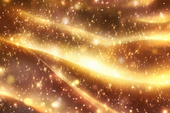 Fragmented ripples create a dreamy glow and shimmer
