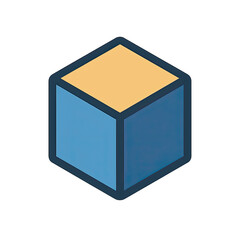 Poster - Abstract Isometric Cube Illustration Design Element for Business Presentation Background