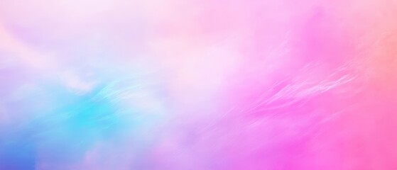 Aufkleber - Soft pastel pink and blue gradient sky with subtle cloud textures creating a calming abstract background perfect for backgrounds design and artistic projects