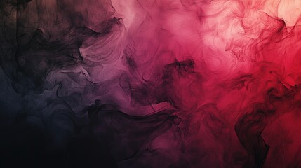 Aufkleber - Abstract colorful smoke clouds with swirling patterns and vibrant red pink and black hues creating a dynamic and artistic visual background for creative projects