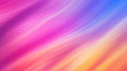 Aufkleber - Vibrant colorful abstract background with flowing gradient waves in pink purple orange and blue hues perfect for digital art design and creative projects