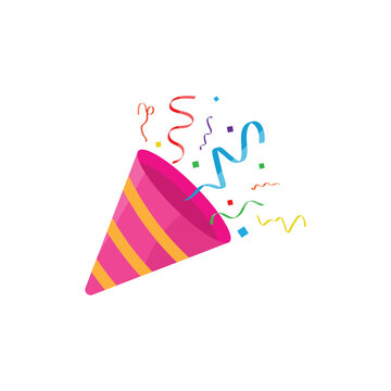 Confetti Icon Vector Design.