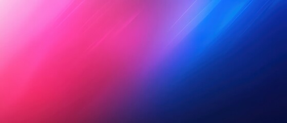 Aufkleber - Abstract vibrant blur of bright neon pink and blue colors blending seamlessly creating a smooth gradient with intense luminous effects and dynamic motion background
