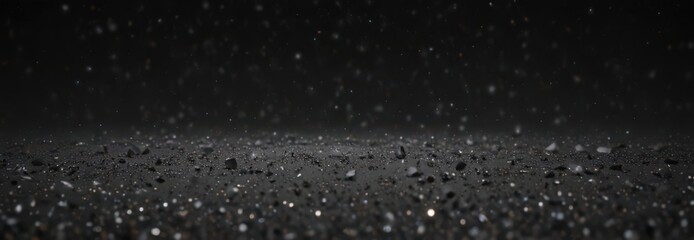Wall Mural - dark canvas sprinkled with diamond-like stars , stardust, twinkle