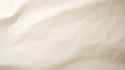 Poster - White paper with a creased edge. The paper is crumpled and has a rough texture