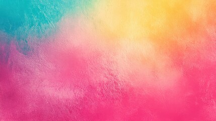 Poster - Abstract colorful powder explosion background with vibrant pink orange yellow and blue hues for creative design and artistic projects