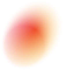 Poster - abstract gradient color shape with light blur. watercolor rounds with soft glow and gradation. circl