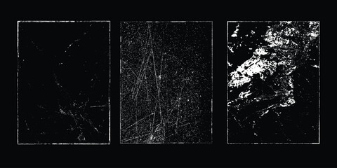 Leinwandbilder - Grunge Urban Backgrounds set.Texture Vector.Dust Overlay Distress Grain ,Simply Place illustration over any Object to Create grungy Effect .abstract,splattered , dirty, texture for your design.
