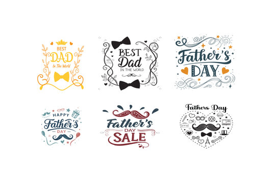 Fathers Day t shirt typography design