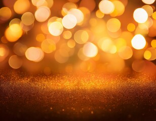 Wall Mural - abstract orange bokeh background