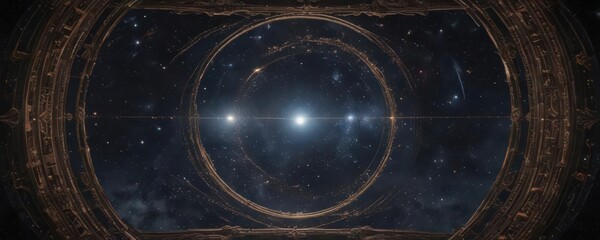 Wall Mural - intricate celestial tapestry, billions of stars shimmering , space, dreamy, deep sky