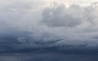 Wall Mural - dark and cloudy sky in the afternoon.