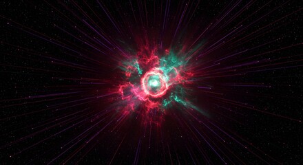 Poster - The Universe Deep Space A Journey Through the Cosmos a Tapestry of Light and Colors