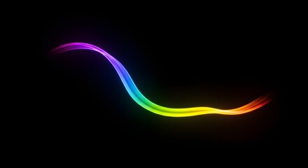 Aufkleber - Exploring the Dynamic Beauty of Flowing Light A Symphony of Color and Movement Captured