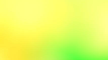 Poster - Vibrant yellow and green gradient blending softly across a smooth background illustration