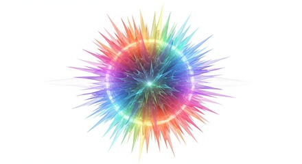 Poster - The Cosmic Symphony A Burst of Radiant Energy Emanating From The Depths of The Universe