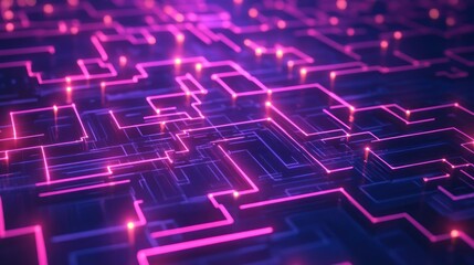 Poster - Abstract circuit board design (1)