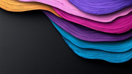 Poster - Abstract Colorful Wave Background with Gradient Texture