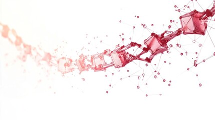 Aufkleber - Abstract connection graphic