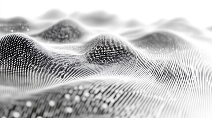 Poster - Abstract digital landscape