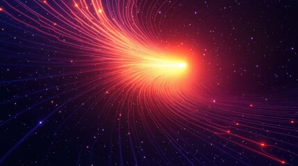 Aufkleber - Abstract energy vortex