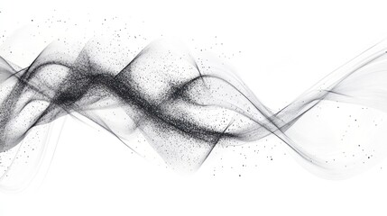 Poster - Abstract, flowing, particle design