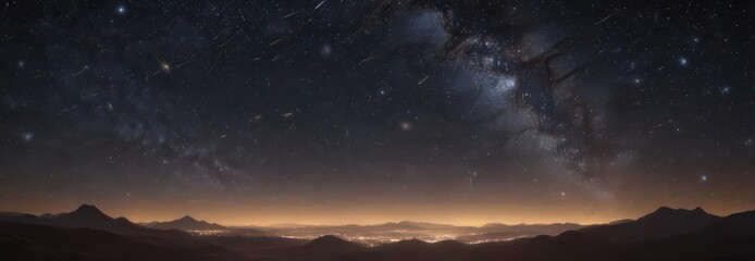 Wall Mural - millions of shimmering stars create a breathtaking celestial tapestry , glitter, twinkle