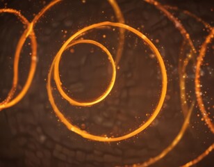 Wall Mural - Abstract orange bokeh, vibrant blurred circles, festive energy,  focus,  sunset,  background