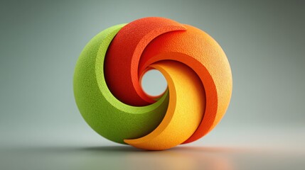 Poster - Phase-synced engagement icon concept representing buyer awareness loop for effective digital marketing strategies