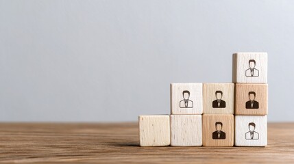 Poster - Innovative position stacking strategy planner panel icon concept representing effective business planning and analysis