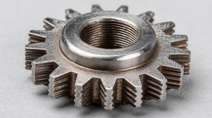 Poster - Precision revenue gear icon concept symbolizing mechanical growth drivers for business success and financial performance
