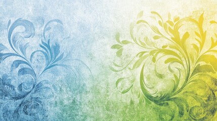 Poster - Colorful abstract background with swirling patterns and soft gradients evoking creativity and flow