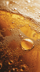 Poster - A close up of a surface with many small bubbles on it. The bubbles are of different sizes and are scattered all over the surface. Concept of playfulness and lightheartedness