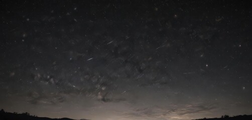 Wall Mural - vast, star-studded night sky; inky black canvas speckled with diamond-like stars , sparkle, dark, mi