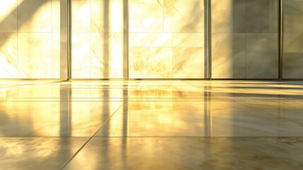 Wall Mural - Interior architecture with soft lighting and reflections