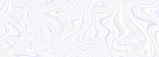 Poster - Light blue psychedelic lines texture. Abstract trippy marble effect background. Swirl wavy striped pattern for banner, poster, cover, floor print swatch. Blue grey liquid funky backdrop. Vector