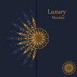 © Naim01 - Golden mandala background with luxurious style