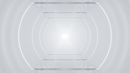 Poster - Abstract Futuristic empty floor and room Sci-Fi Corridor With light for showcase,room,interior,display products.Modern Future cement floor and wall background technology interior concept.3d render