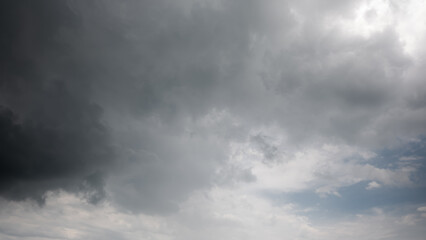 Wall Mural - dark storm clouds with background,dark clouds before a thunder-storm.