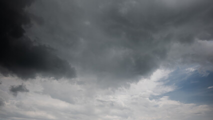 Wall Mural - dark storm clouds with background,dark clouds before a thunder-storm.