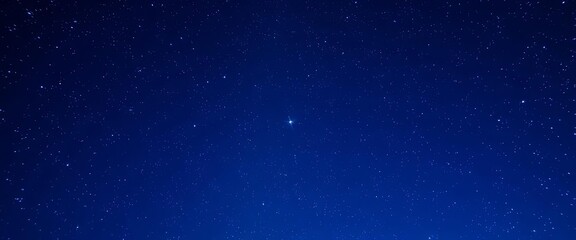 Wall Mural - vast, star-studded blue night sky; single shooting star streaks across, wonder, mystery