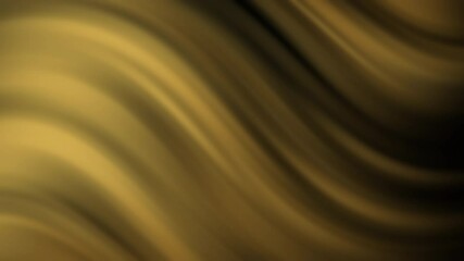 Poster - Smooth golden and brown abstract waves create a modern, elegant background with a soft, flowing effect.