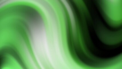 Poster - Smooth green and black abstract waves blend seamlessly in a soft, blurred pattern.