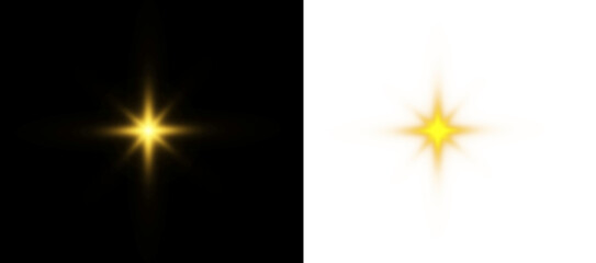 png white and yellow starlight flash with glowing sparkle beam and shimmer twinkle, fantasy backgrou