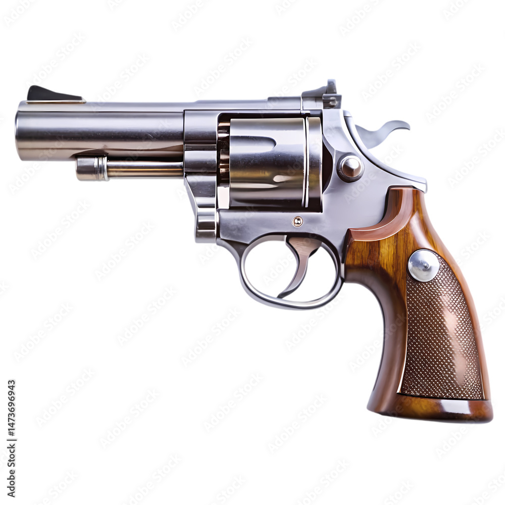 Colt Python Revolver HighResolution Image of Classic Handgun isolated ...