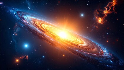Wall Mural - planet in space