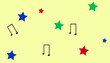 © Ира Якимчук - background music notes stars on a light background,