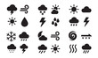 © Adventure - Weather Icon Set Silhouette Vector