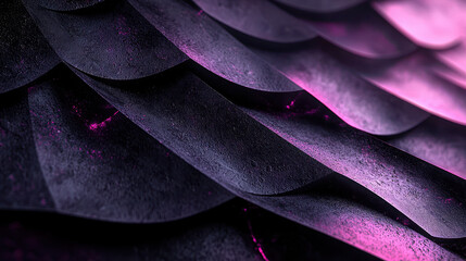 Aufkleber - Realistic 4K 3D background with organized forms and a side angle view showcasing intricate textures and dimensional depth in a visually appealing manner.