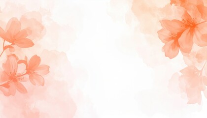 Poster - Delicate floral arrangement artistic background digital artwork soft colors aesthetic perspective nature-inspired design